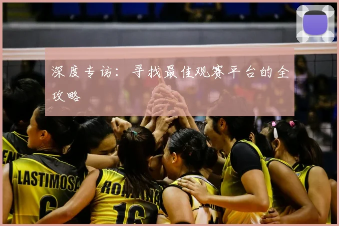 深度专访:寻找最佳观赛平台的全攻略